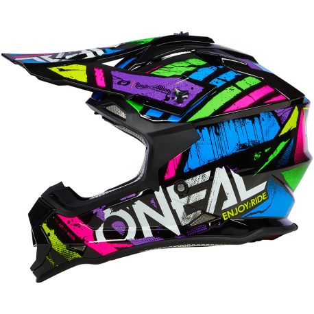 Casco da motocross O'Neal - 2SRS Glitch V.23