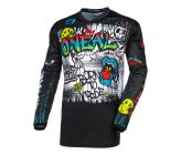 Maglia MotoCross O'Neal - ELEMENT RANCID - Nero/Bianco