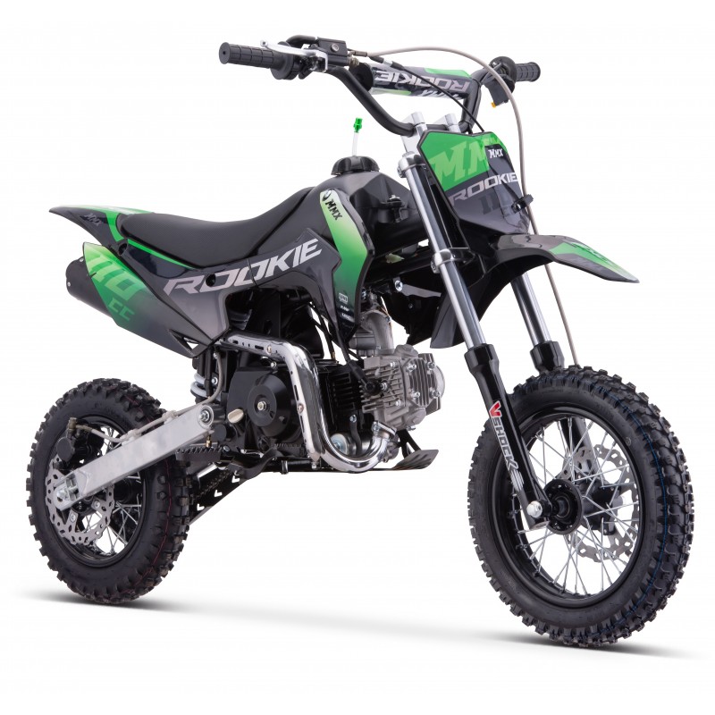 Dirt Bike Mini MX Rookie 110cc Automatica 12"/10" - Verde (2025)