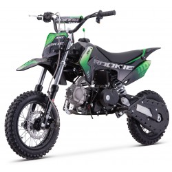 Dirt Bike Mini MX Rookie 110cc Automatica 12"/10" - Verde (2025)