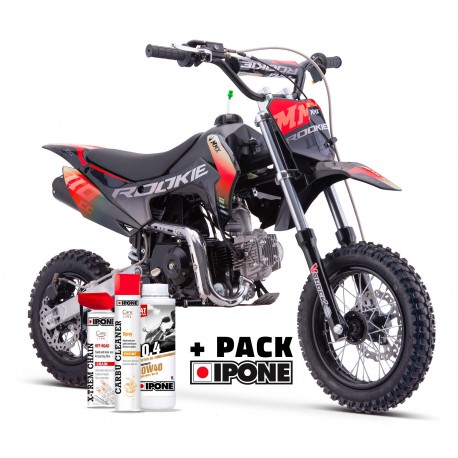 Dirt Bike Mini MX Rookie 110cc Automatique 12"/10" - Rouge (2025)