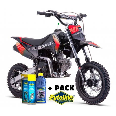 Dirt Bike Mini MX Rookie 110cc Automatique 12"/10" - Rouge (2025)