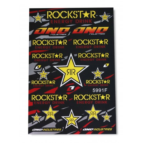 Planche de stickers - Rockstar