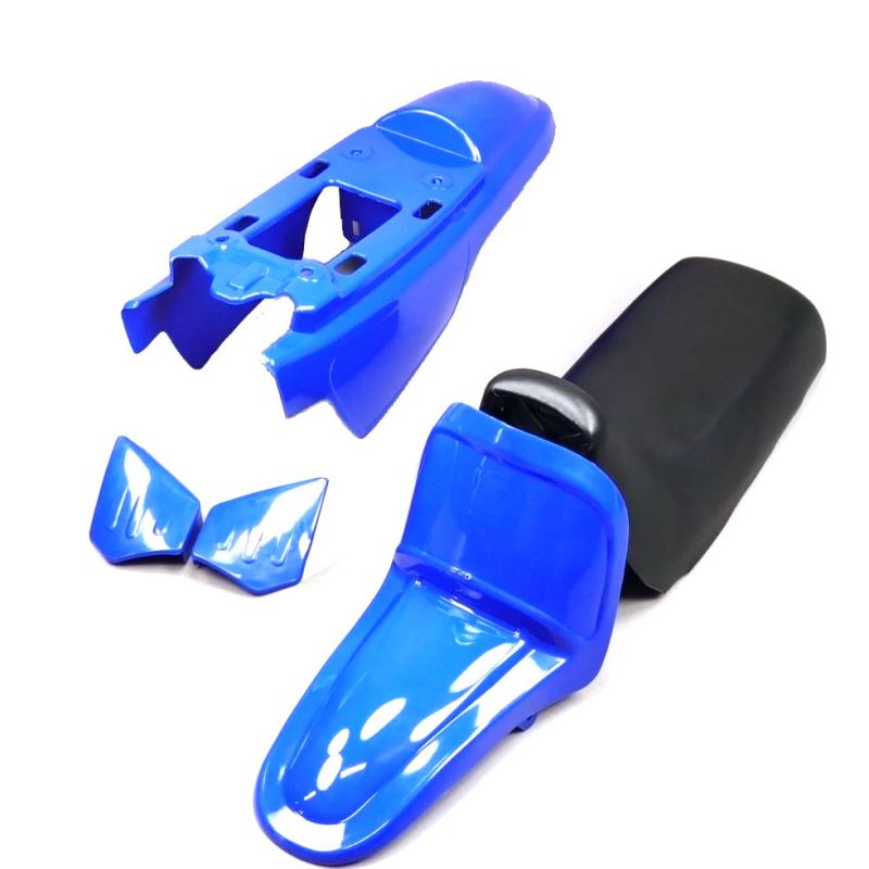 Kit plastiques ART bleu avec selle complète noire Yamaha PW50