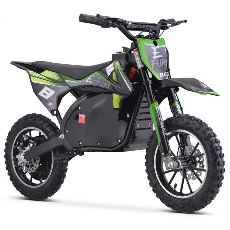 Pocket Bike Electrique CRZ 800W E-Fury - Vert