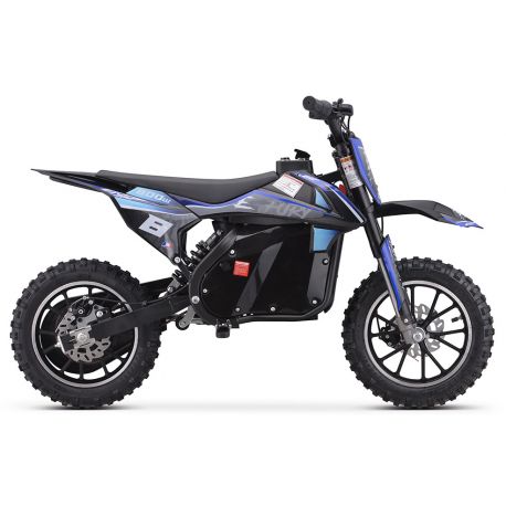 Pocket Bike Electrique CRZ 800W E-Fury- Bleu