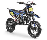 Pocket Bike MX Storm Double Pot 50cc 2T 10"/10" - Bleu