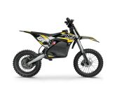 Dirt Bike électrique NRJ 1600W 12"/14" - Jaune