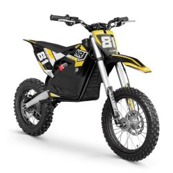 Dirt Bike électrique NRJ 1600W 12"/14" - Jaune