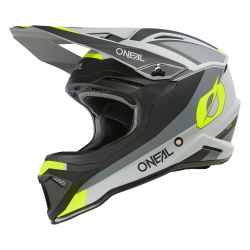 Casco da cross O'NEAL 1SRS STREAM - Nero/Giallo fluorescente