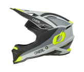 Casco da cross O'NEAL 1SRS STREAM - Nero/Giallo fluorescente