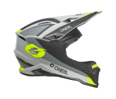 Casco da cross O'NEAL 1SRS STREAM - Nero/Giallo fluorescente