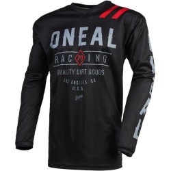 Maglia MX O'Neal Element Dirt - Nera/Grigio