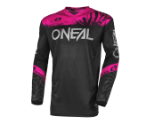 Maglia da cross O'Neal Element da donna - Nero Rosa