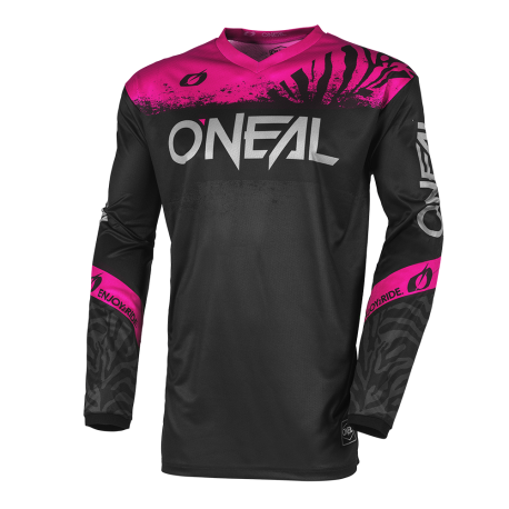 Maglia da cross O'Neal Element da donna - Nero Rosa