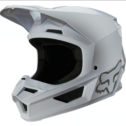 Casque MotoCross FOX - V1 Plaic - Blanc