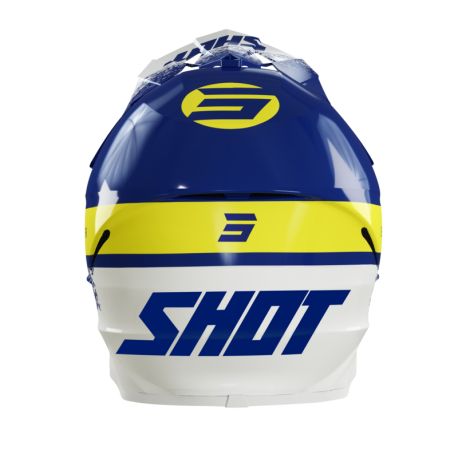 Casque Cross SHOT Furious Roll - Navy Gloss