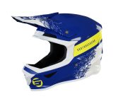 Casque Cross SHOT Furious Roll - Navy Gloss