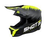 Casque Cross SHOT Furious Versus - Neon Yellow