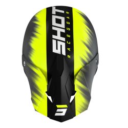 Casque Cross SHOT Furious Versus - Neon Yellow