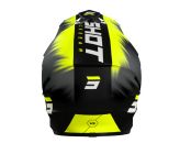 Casque Cross SHOT Furious Versus - Neon Yellow