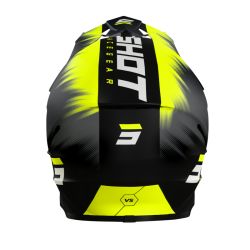 Casque Cross SHOT Furious Versus - Neon Yellow