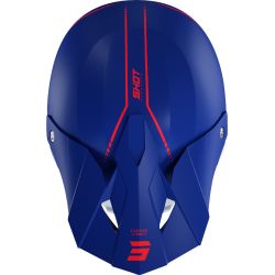 Casque Cross SHOT Furious Draw 3.0 - Navy Red