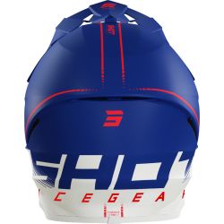 Casque Cross SHOT Furious Draw 3.0 - Navy Red