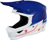 Casque Cross SHOT Furious Draw 3.0 - Navy Red