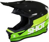 Casque Cross SHOT Furious Story - Vert