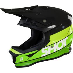 Casque Cross SHOT Furious Story - Vert