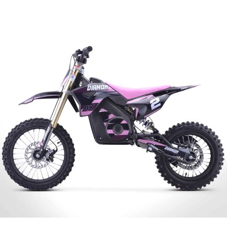 Dirt Bike électrique DIAMON - RX 2000W - 12"/14" - Rose