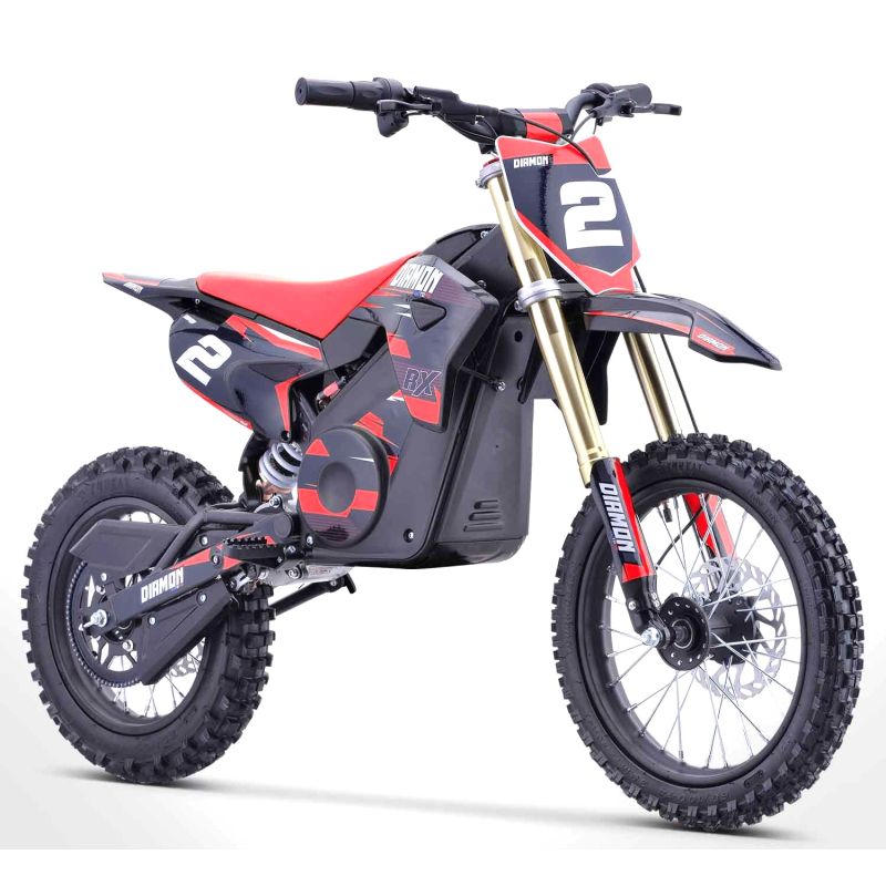 Dirt Bike électrique DIAMON - RX 2000W - 12"/14" - Rouge