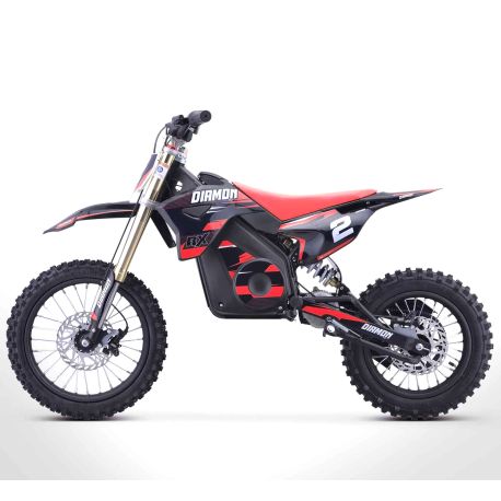 Dirt Bike électrique DIAMON - RX 2000W - 12"/14" - Rouge