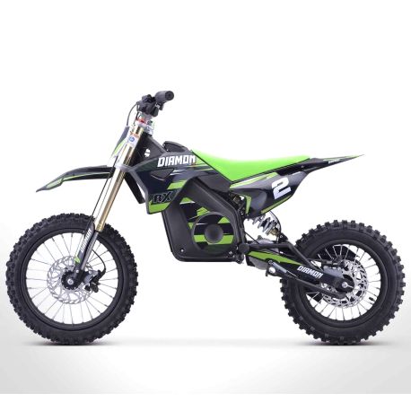 Dirt Bike elettrica DIAMON - RX 2000W - 12"/14" - Verde