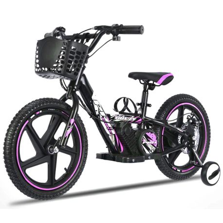 Draisienne électrique - PROBIKE - 16" 24V 250Watts - Rose