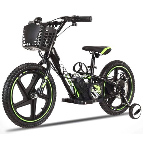 Bicicletta elettrica senza pedali - PRO BIKE - 16" 24V 250 Watt - Verde