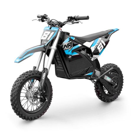 Dirt Bike électrique NRJ 1000W 10"/12" - Bleu