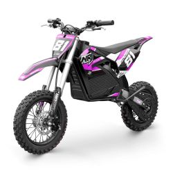 Dirt Bike électrique NRJ 1000W 10"/12" - Rose