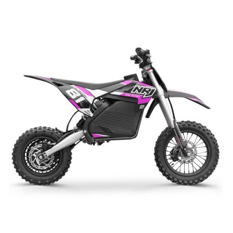 Dirt Bike électrique - NRJ 1000W - 10"/12" - Rose