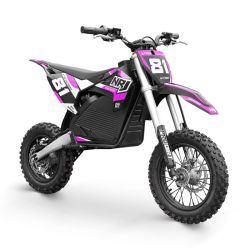 Dirt Bike électrique - NRJ 1000W - 10"/12" - Rose