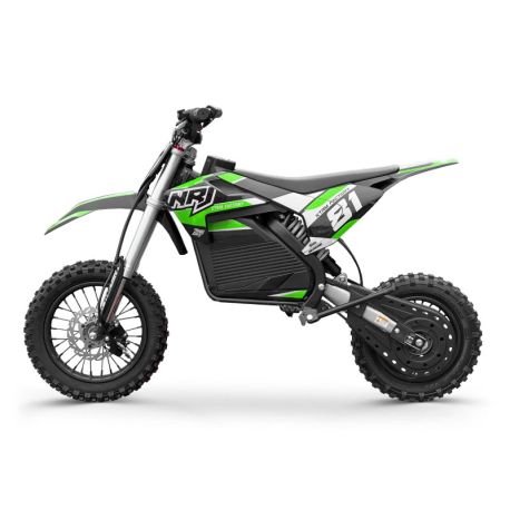 Dirt Bike électrique NRJ 1000W 10"/12" - Vert