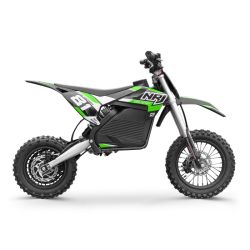 Dirt Bike électrique - NRJ 1000W - 10"/12" - Vert