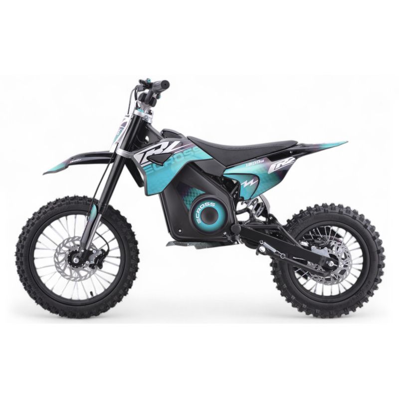 Pit Bike elettrica - CRZ 1800W 48V - E-Cross 12"/14" - Verde