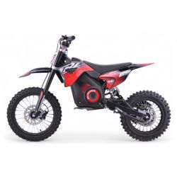 Pit Bike électrique - CRZ 1800W 48V - E-Cross 12"/14" - Rouge