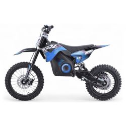 Pit Bike électrique - CRZ 1800W 48V - E-Cross 12"/14" - Bleu