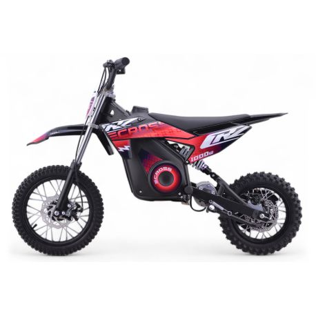 Pit Bike elettrica - CRZ 1000W 36V - E-Cross 10"/12" - Rosso