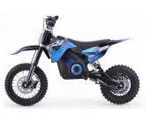 Pit Bike Elettrica - CRZ 1400W 36V - E-Cross 10"/12" - Blu