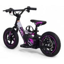 Draisienne électrique - PROBIKE - 12" 24V 180Watts - Rose