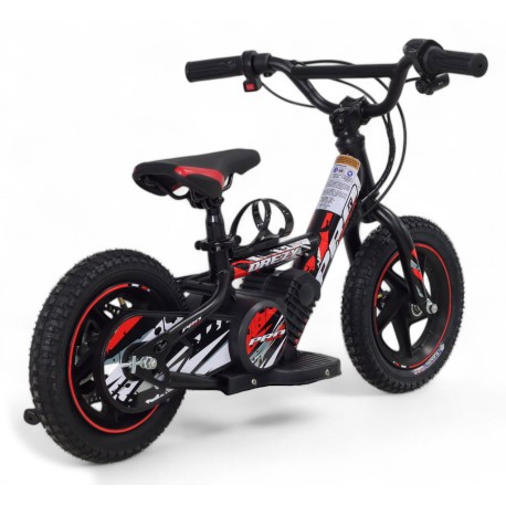 Draisienne électrique - PROBIKE - 12" 24V 180Watts - Rouge